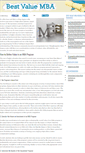Mobile Screenshot of bestvaluemba.net